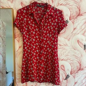 90’s Vintage Betsy Johnson Shirt Dress